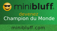 Mickaël joue au Minibluff